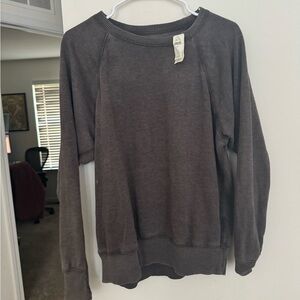 american eagle - brand new - crew neck sweatshirt brown size small